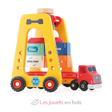 Enjambeur de docker et semi remorque V2375 Vilac 5