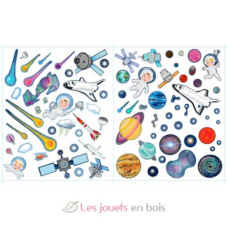 400 autocollants L'espace PI-7622 Piccolia 2