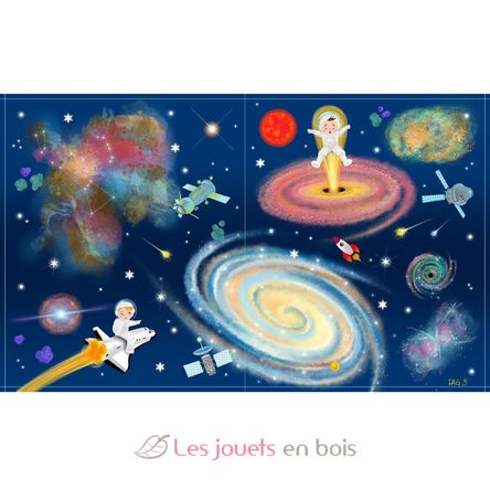 400 autocollants L'espace PI-7622 Piccolia 4