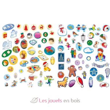 400 autocollants C'est Noël PI-7737 Piccolia 4