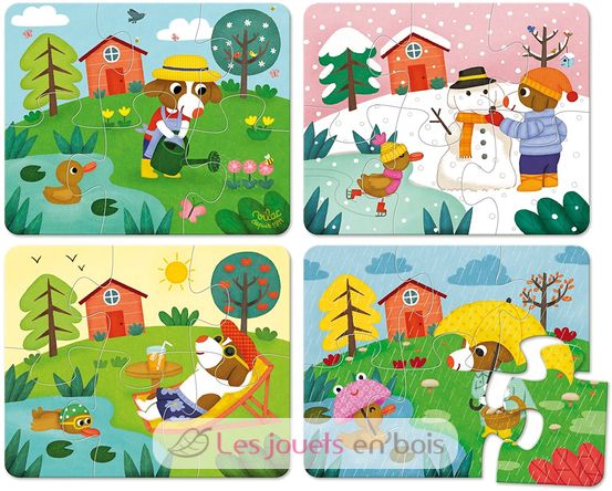 Puzzles des 4 saisons V2641 Vilac 2