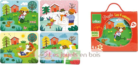 Puzzles des 4 saisons V2641 Vilac 3