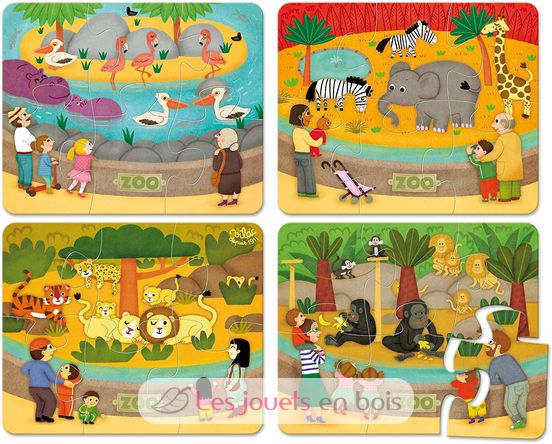 Puzzles du Zoo V2642 Vilac 2