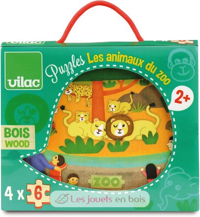 Puzzles du Zoo V2642 Vilac 1