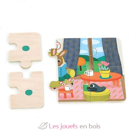 4 puzzles La Maison V2643 Vilac 4