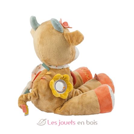 Peluche d'activité Vache Mila 45 cm NA266376 Nattou 2