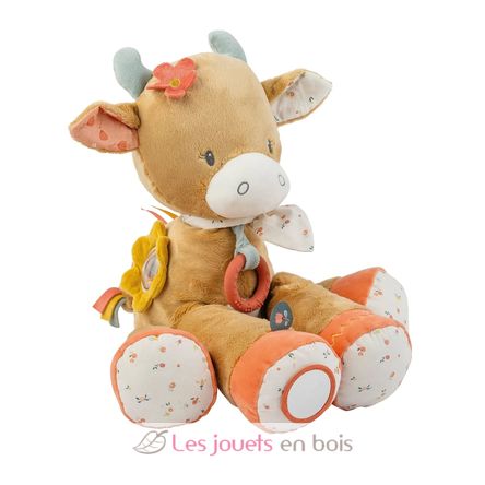 Peluche d'activité Vache Mila 45 cm NA266376 Nattou 1