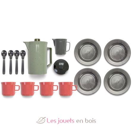 Set de café en filet 17 pcs DA2680 Dantoy 2