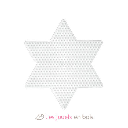 Plaque grande étoile perles plastique Midi HAMA-269 Hama 1