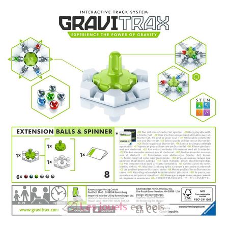 Gravitrax - Balls & Spinner 26979 Ravensburger 6