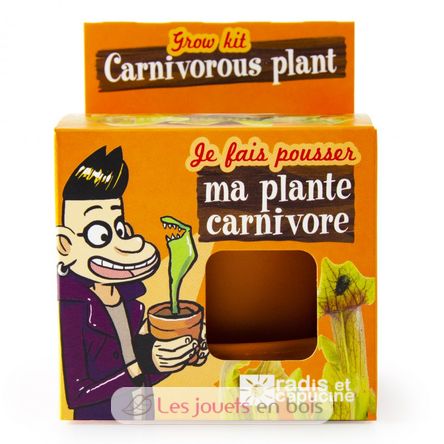 Je fais pousser ma Plante carnivore - Radis et Capucine - Kit jardinage  enfant - Kit de plantation