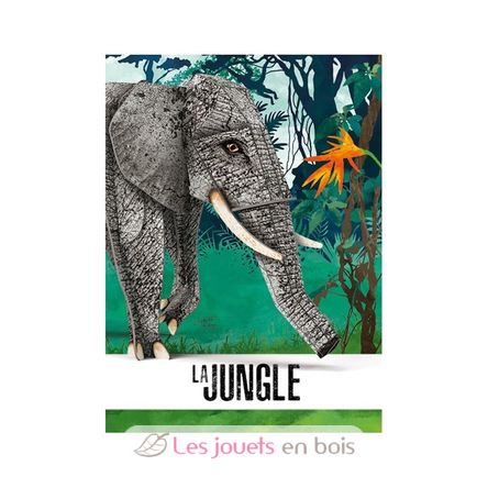 La Jungle - L'éléphant 3D SJ-2723 Sassi Junior 2