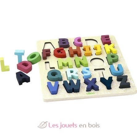 Puzzle ABC Alphabet Sous la Canopée V2738 Vilac 4