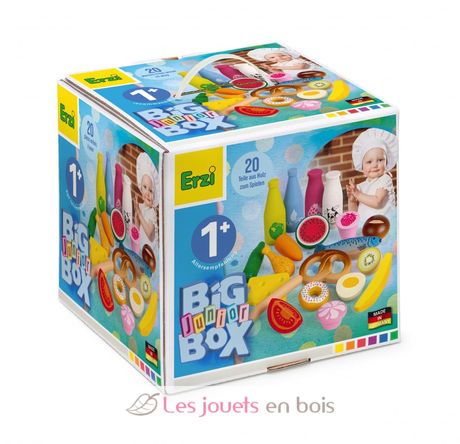 Big Box Junior - 20 aliments en bois ER28026 Erzi 3