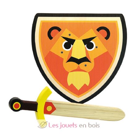 Set bouclier et épée Lion V2962 Vilac 1