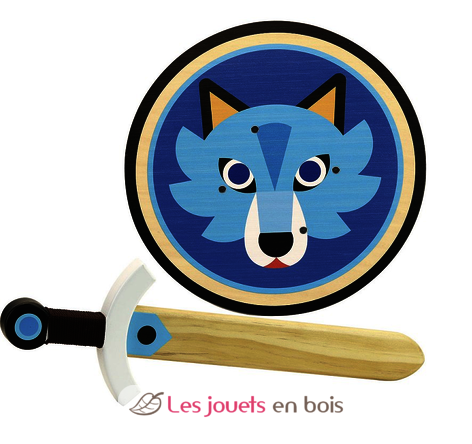 Set bouclier et épée Loup V2960 Vilac 1