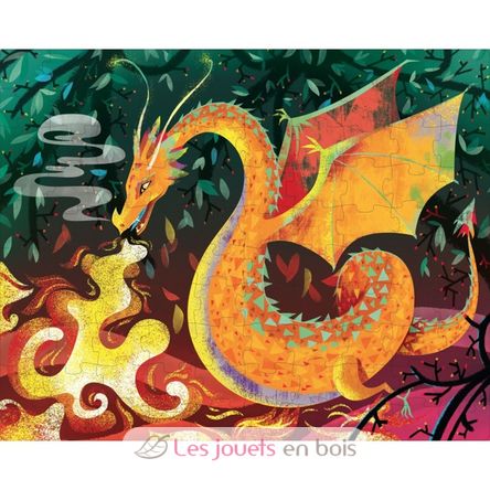 Le Dragon - Livre et puzzle 100 pcs SJ-2990 Sassi Junior 2