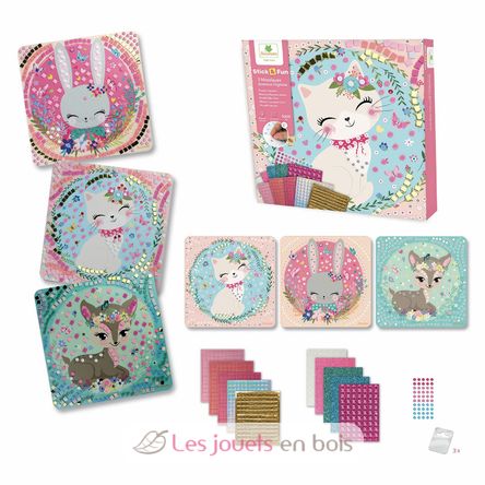 3 Mosaïques Animaux mignons SYCRE7005 Sycomore 2