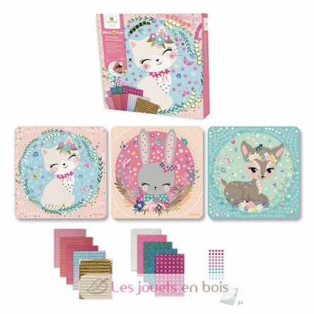 3 Mosaïques Animaux mignons SYCRE7005 Sycomore 4