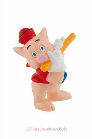 Figurine 3 petits cochons le flutiste BU12490 Bullyland 1