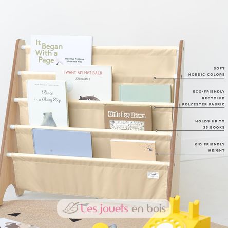 Bibliothèque enfant beige EFK-107-016-019 3 Sprouts 5