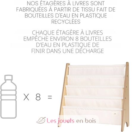 Bibliothèque enfant damier vert EFK-107-016-021 3 Sprouts 6