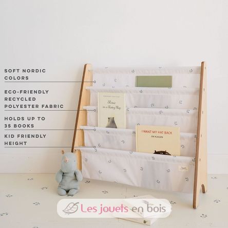 Bibliothèque enfant Myrtilles Beige EFK-107-016-014 3 Sprouts 5