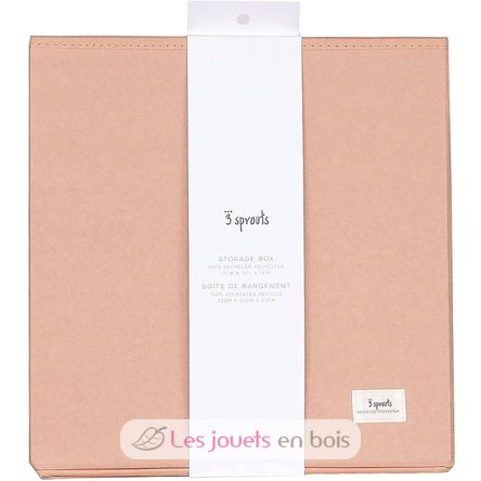 Cube de rangement uni argile EFK-107-002-024 3 Sprouts 3