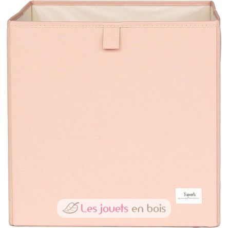 Cube de rangement uni argile EFK-107-002-024 3 Sprouts 1