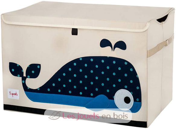 Coffre à jouets Baleine EFK107-001-003 3 Sprouts 1