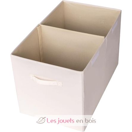 Coffre à jouets uni crème EFK-107-001-020 3 Sprouts 2