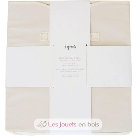Coffre à jouets uni crème EFK-107-001-020 3 Sprouts 5