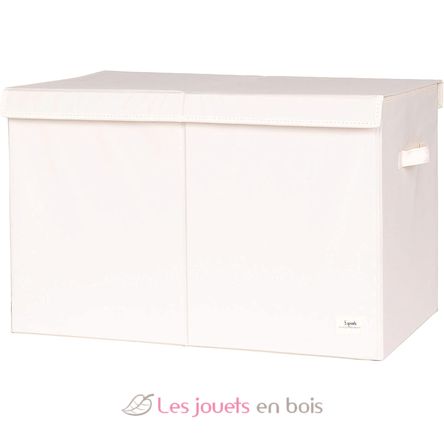 Coffre à jouets uni crème EFK-107-001-020 3 Sprouts 1