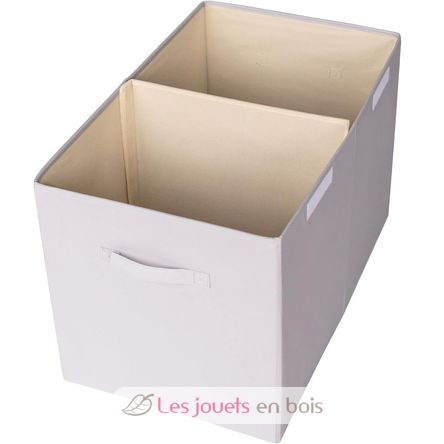 Coffre à jouets uni gris clair EFK-107-001-022 3 Sprouts 2