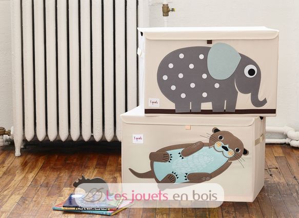 Coffre à jouets Loutre EFK-107-001-015 3 Sprouts 3