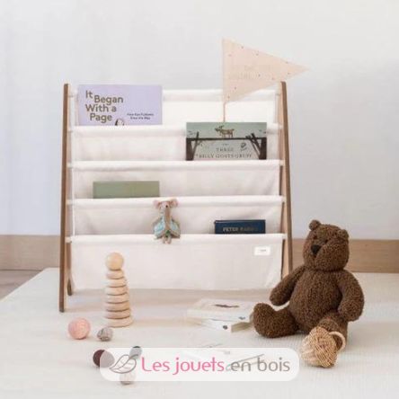 Bibliothèque enfant crème EFK-107-016-009 3 Sprouts 2