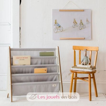 Bibliothèque enfant gris clair EFK-107-016-010 3 Sprouts 2