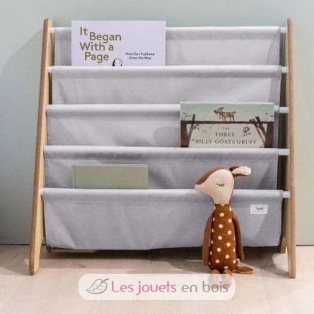 Bibliothèque enfant gris clair EFK-107-016-010 3 Sprouts 3