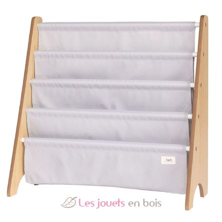 Bibliothèque enfant gris clair EFK-107-016-010 3 Sprouts 1