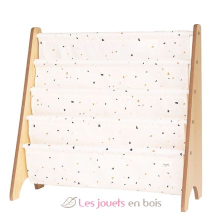 Bibliothèque enfant Terrazzo crème EFK-107-016-012 3 Sprouts 1