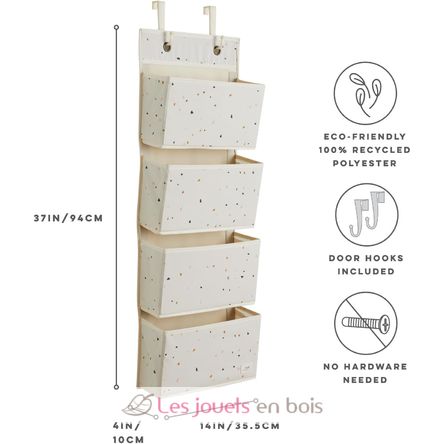Rangement mural terrazzo crème EFK-107-015-008 3 Sprouts 3