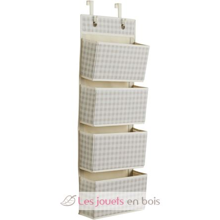 Rangement mural vichy beige EFK-107-015-007 3 Sprouts 1