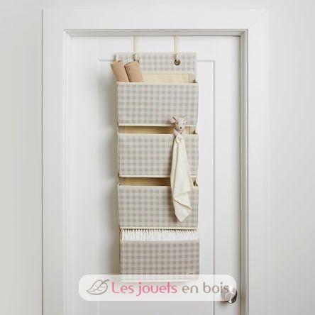Rangement mural vichy beige EFK-107-015-007 3 Sprouts 6