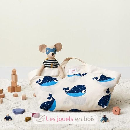 Tapis de jeu baleine EFK107-012-003 3 Sprouts 5