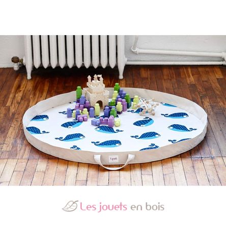 Tapis de jeu baleine EFK107-012-003 3 Sprouts 2