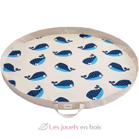 Tapis de jeu baleine EFK107-012-003 3 Sprouts 1