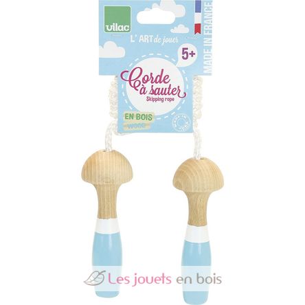 Corde à sauter bi-bleue V3008B Vilac 1