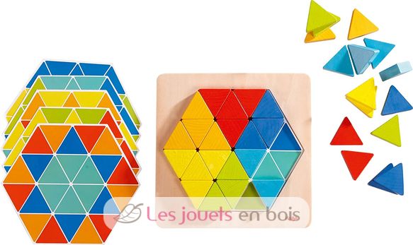 Jeu d’assemblage Triangles magiques HA301703 Haba 3