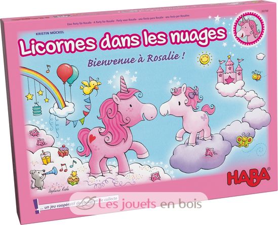 Licornes dans les nuages Bienvenue Rosalie HA302768 Haba 1