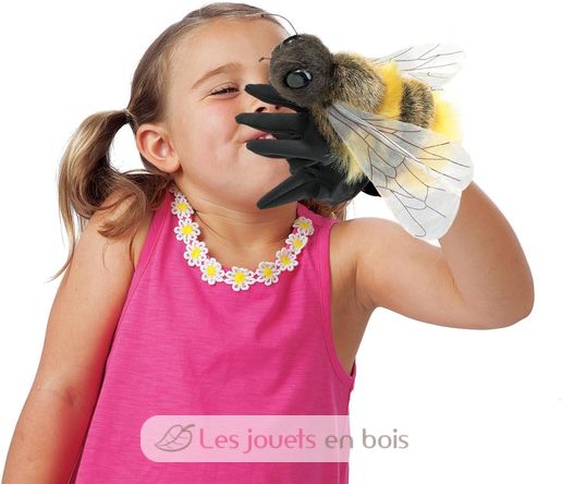 Marionnette à main Abeille FO-3028 Folkmanis 4